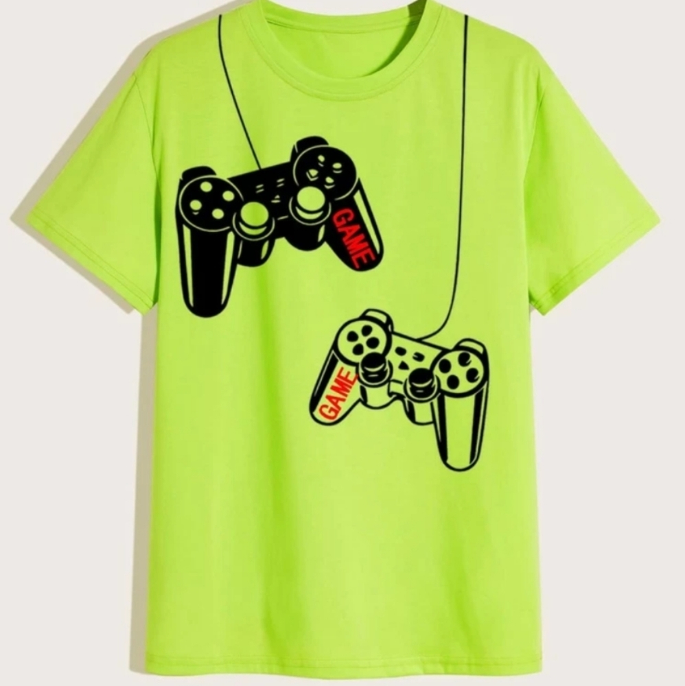 Lime Gamer Graphic Tshirt